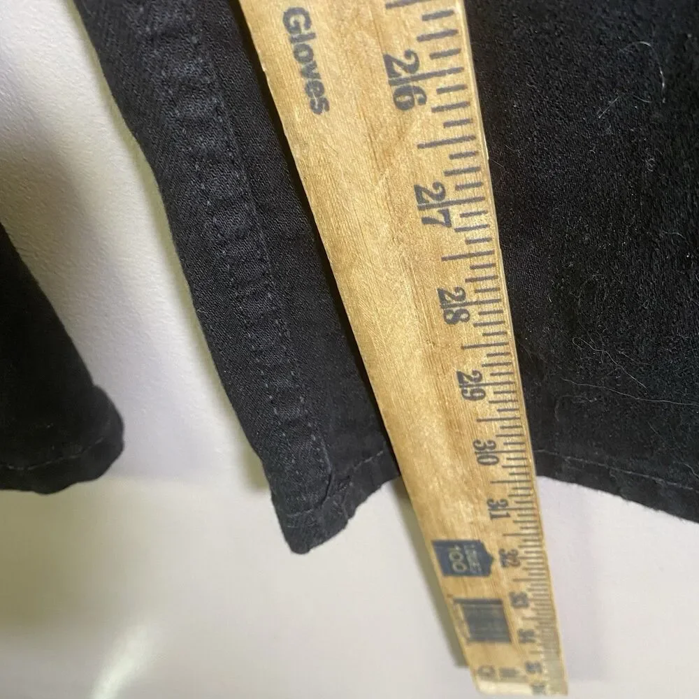 Levi's 511 Slim Fit Jeans Mens 38x30  Black Denim Tapere